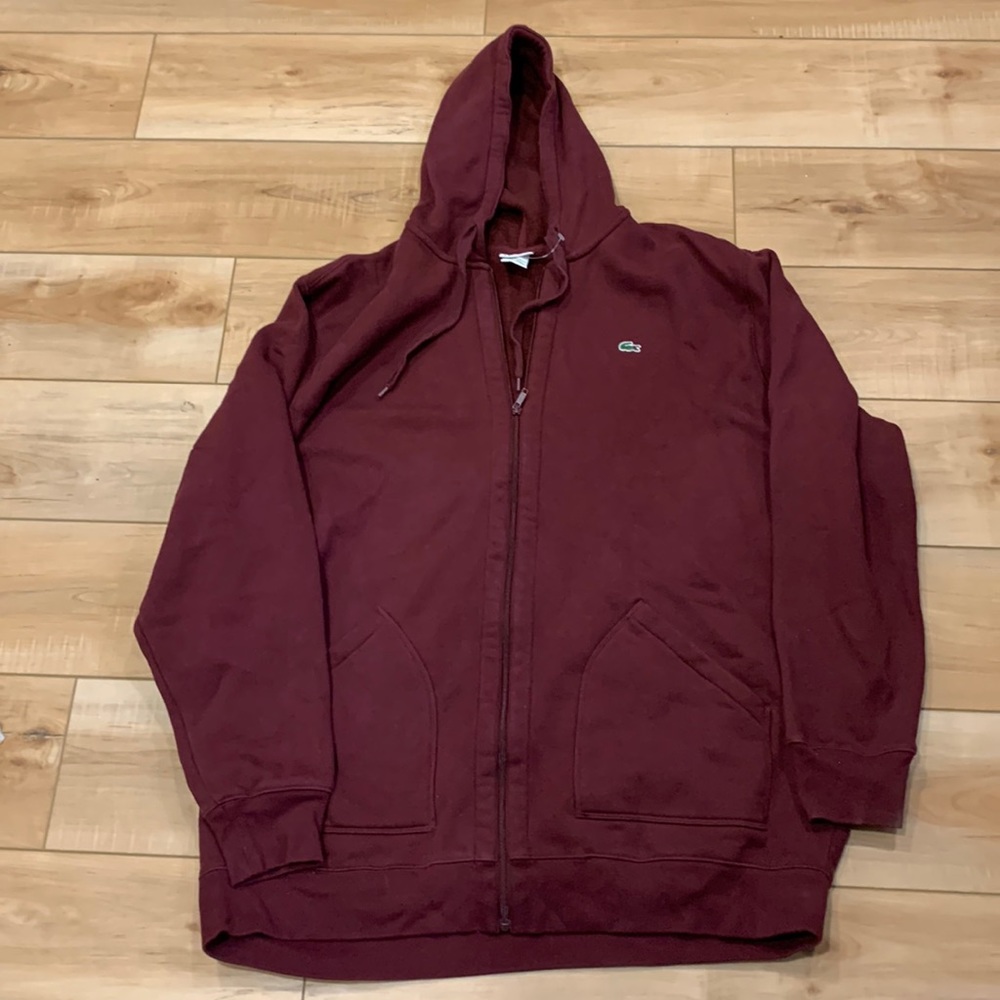 NWOT Lacoste Zip-up Hoodie